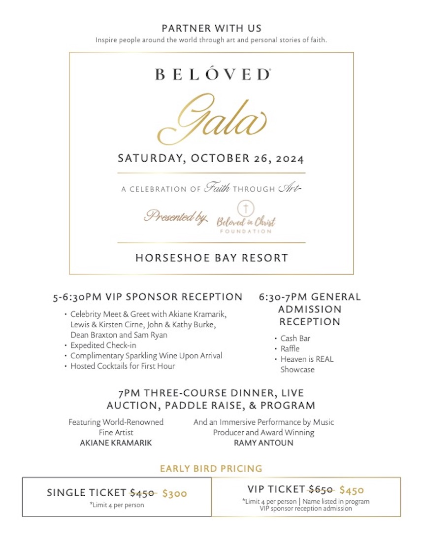 Beloved Gala invitation